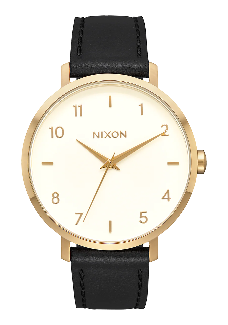 Arrow Leather - Gold / Cream / Black