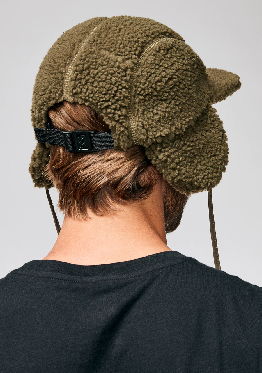 Babs Earflap Cap - Olive - Image 5