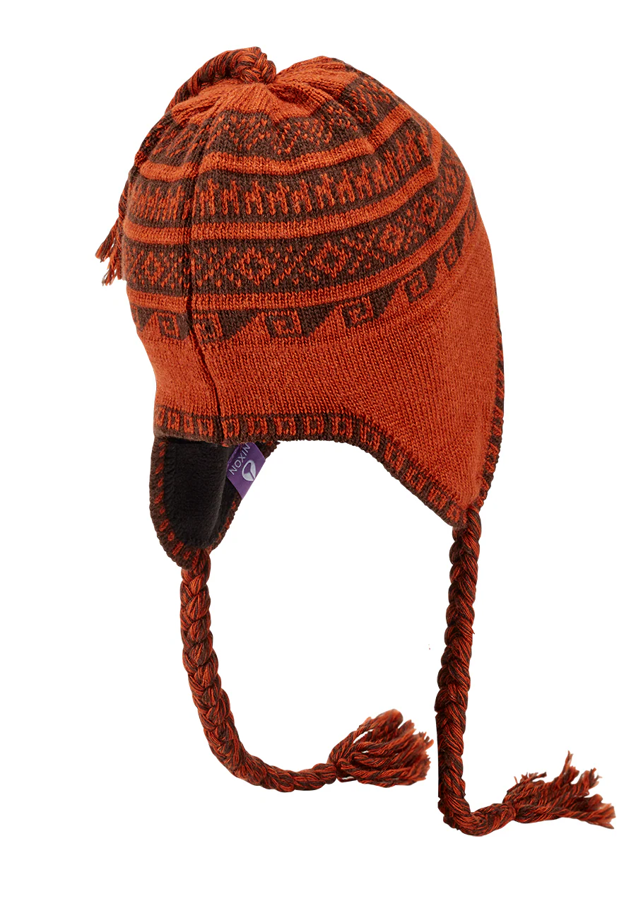 Bennett Earflap Beanie - Vintage Orange - Image 2