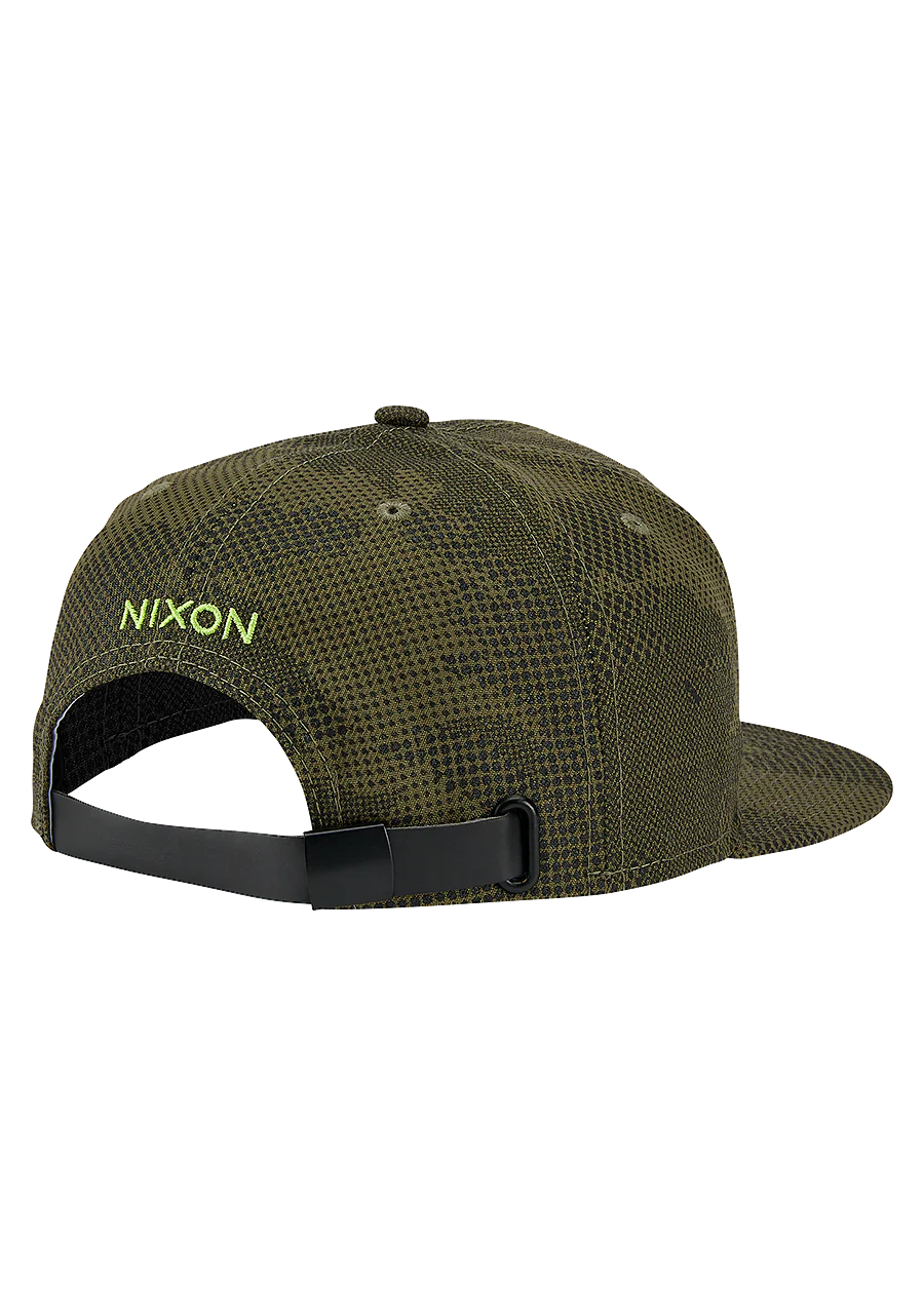 Club Level Strapback Hat - Olive Dot Camo - Image 2