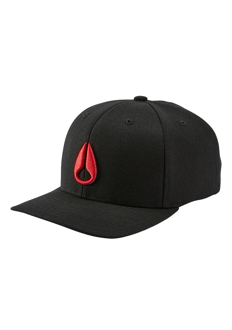 Deep Down Snapback - Black / Red