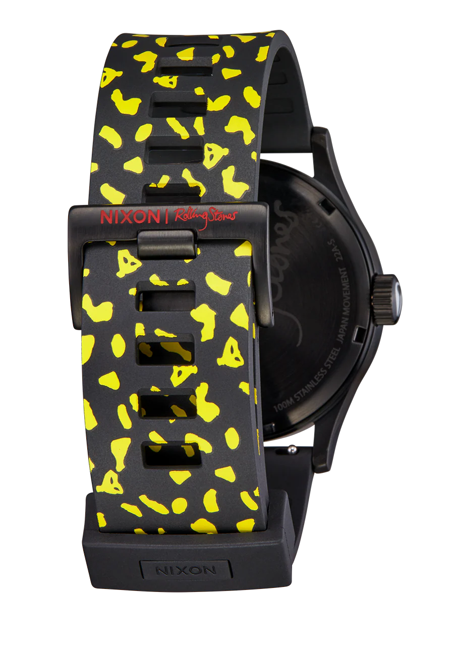 Rolling Stones 23mm FKM Rubber Band - Black / Yellow - Image 6