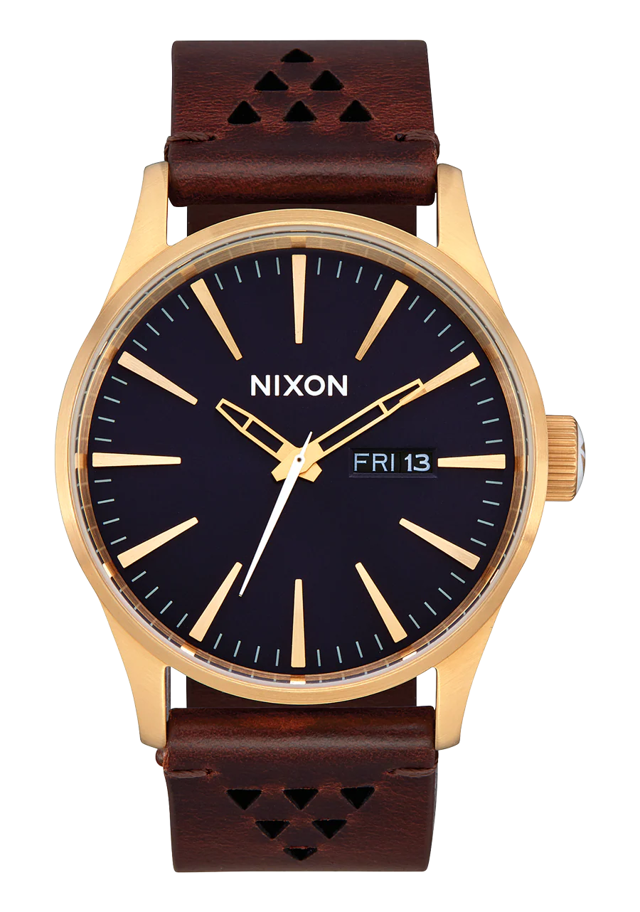 Sentry Leather - Gold / Indigo / Brown