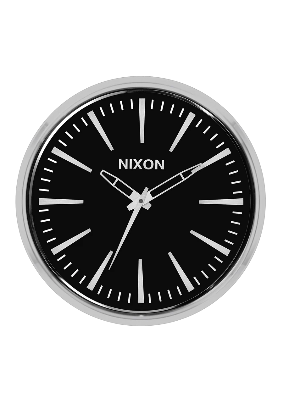 Sentry Wall Clock - Black