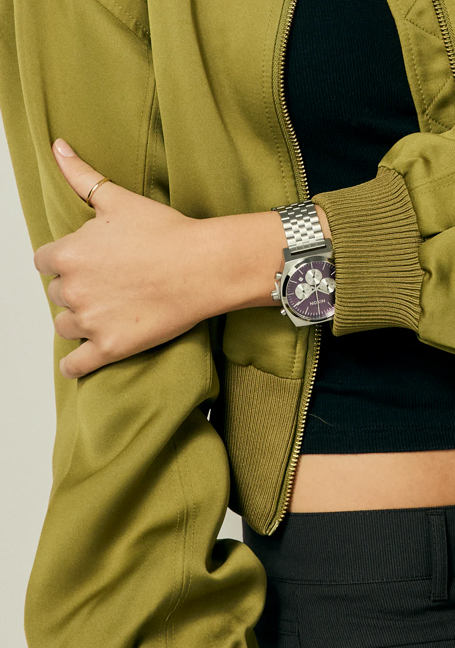 Time Teller Chrono - Silver / Purple Sunray - Image 10