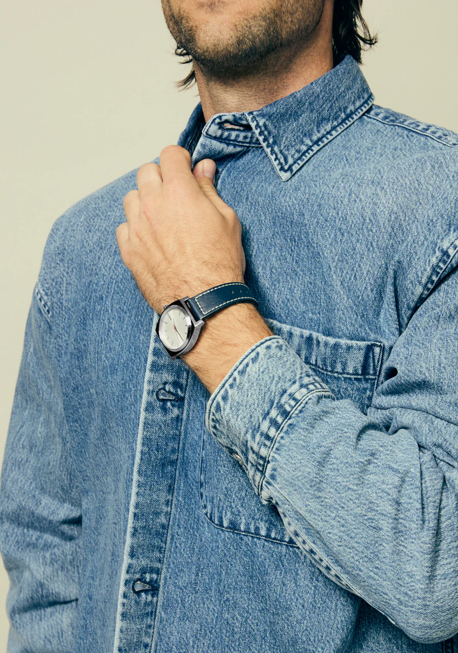 Time Teller Leather - Silver / Cloud / Indigo - Image 8