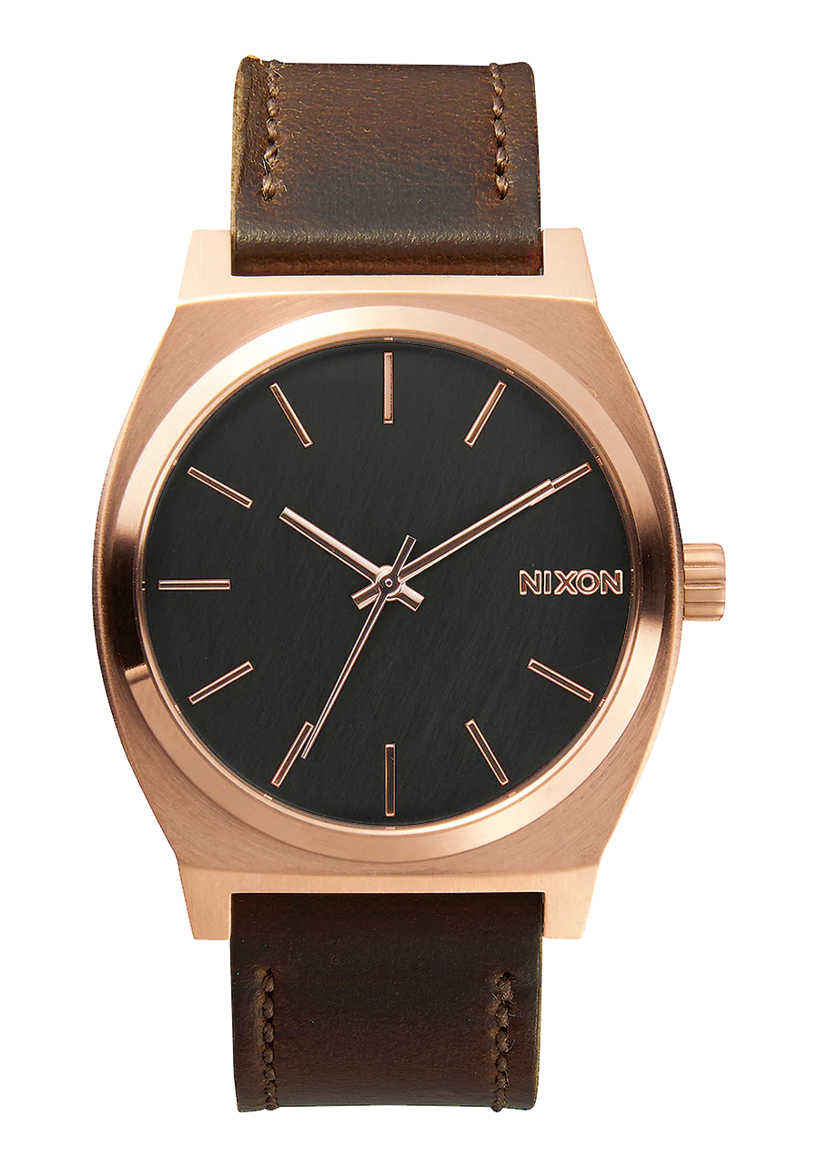 Time Teller - Rose Gold / Gunmetal / Brown